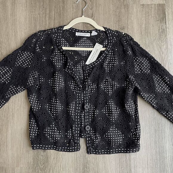 Marisa Christina Jackets & Blazers - NWT Marisa Christina Crochet Jacket Vintage Large​​​​​​